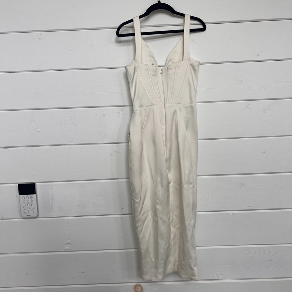 House of CB Faye ivory corset midi dress - Picture 6 of 6